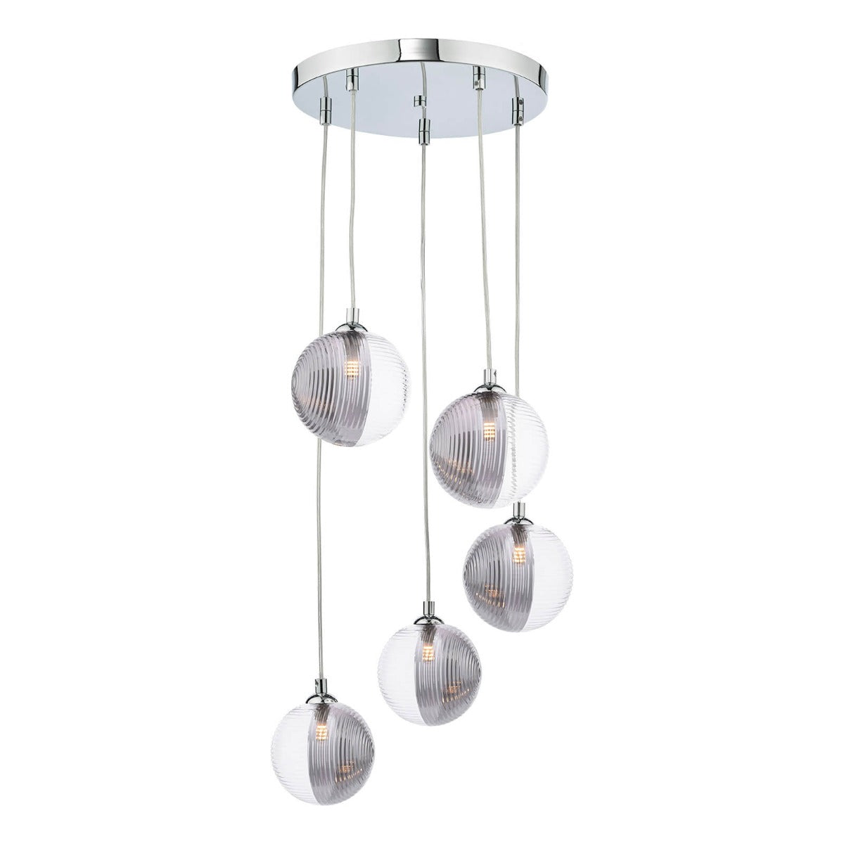 Federico 5 Light Cluster Pendant In Various Finishes G9
