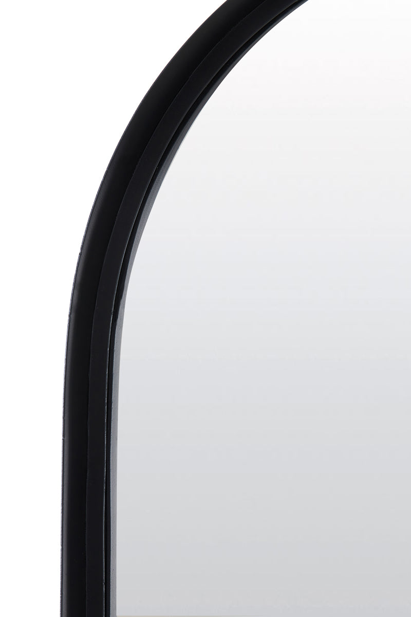 Feres Arched Mirror - Matt Black Finish