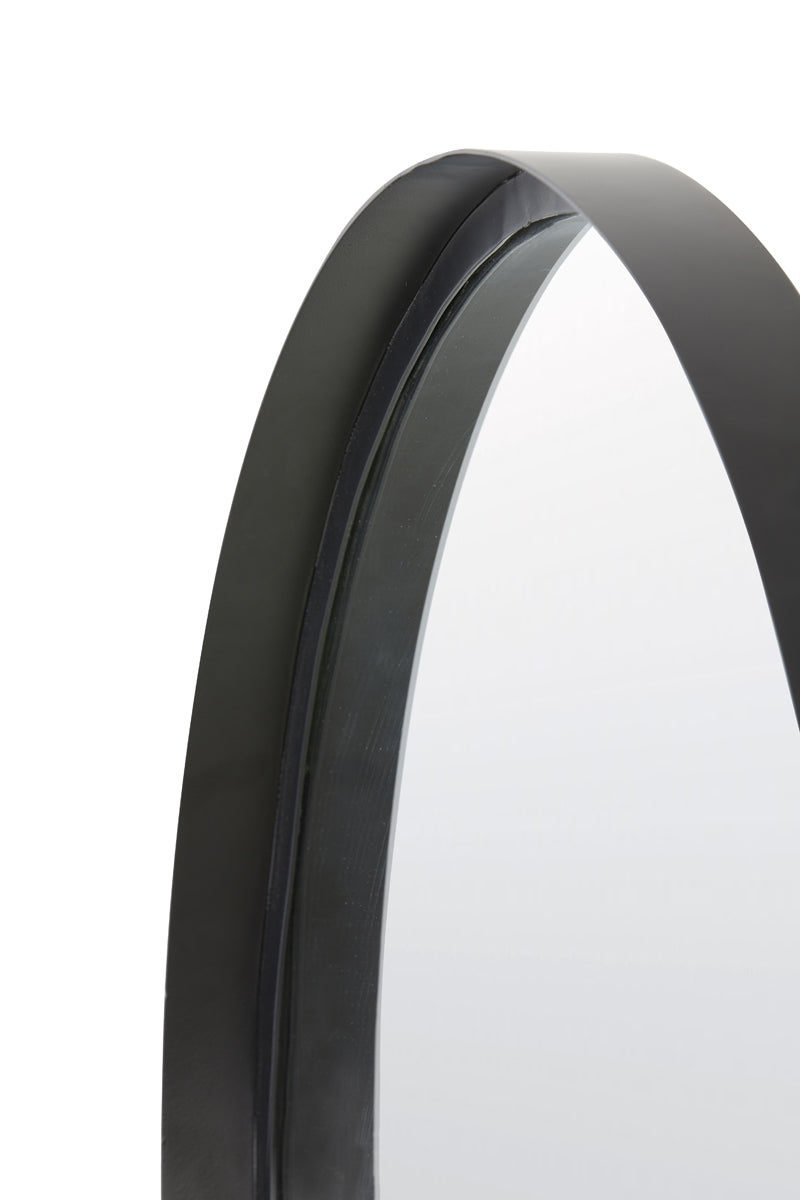 Feres Arched Mirror - Matt Black Finish