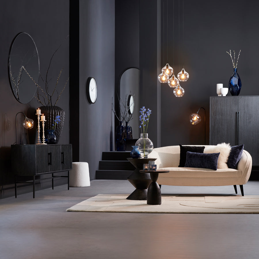 Feres Arched Mirror - Matt Black Finish