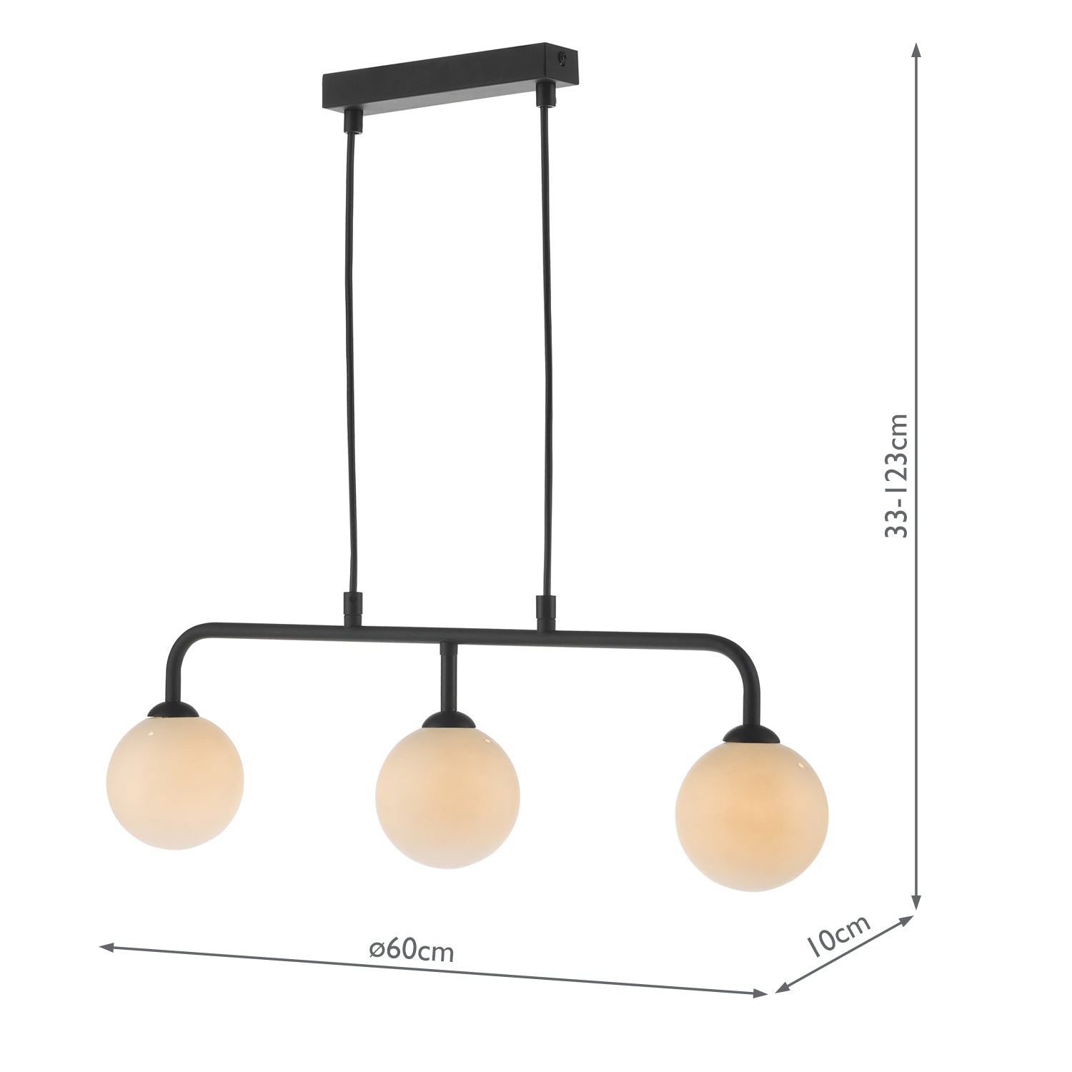 Feya 3 Light Kitchen Light - Various Finish