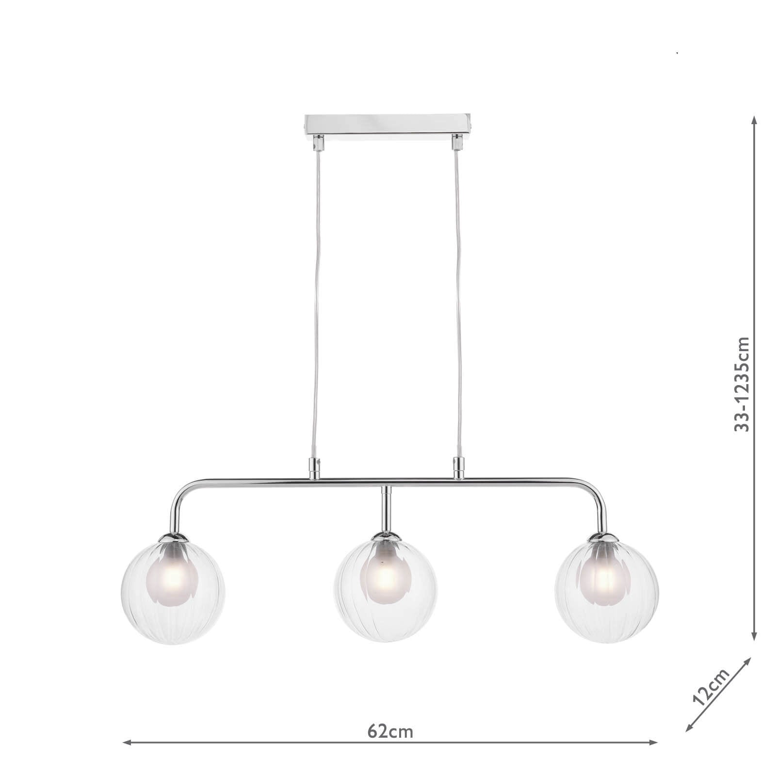 Feya 3 Light Kitchen Light - Various Finish