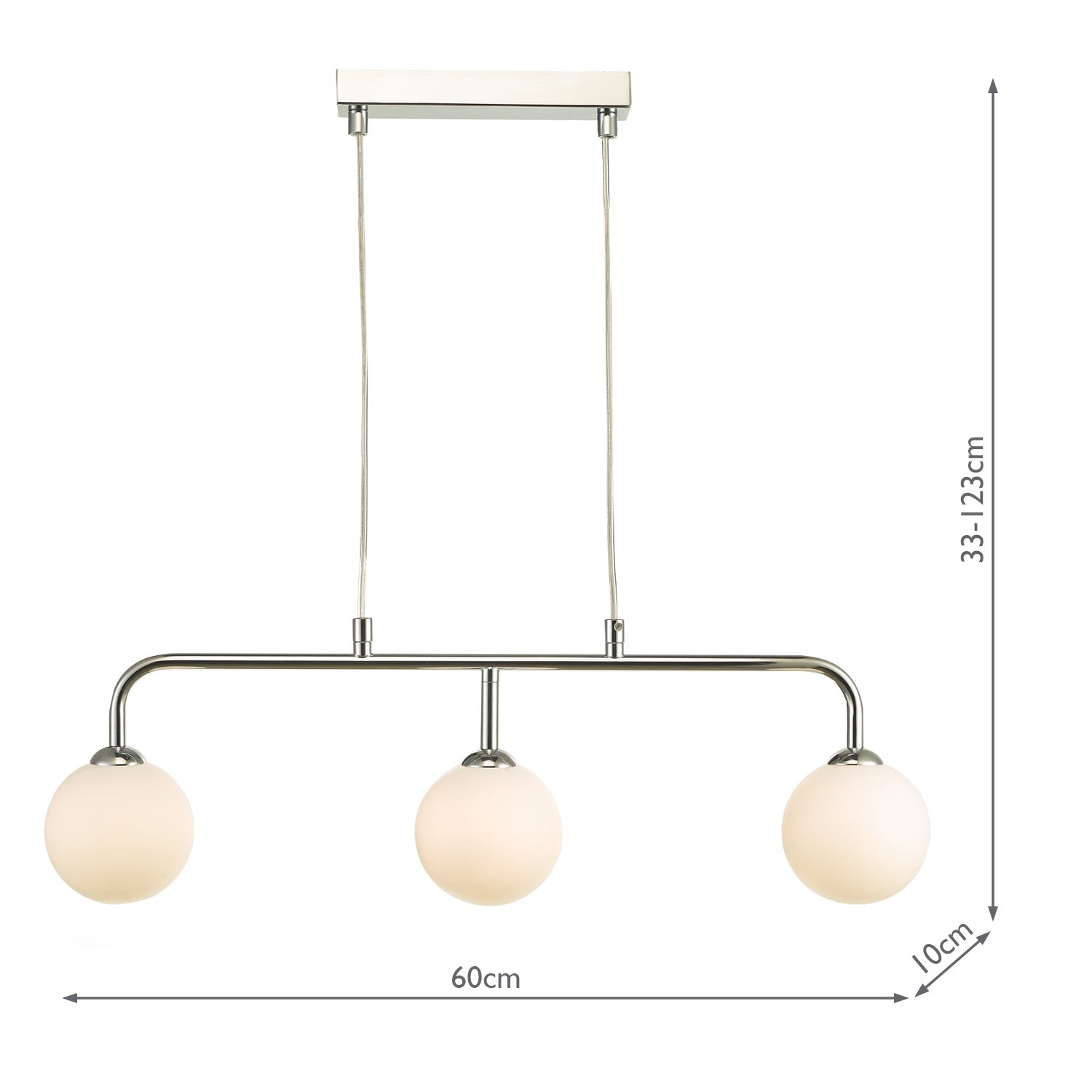 Feya 3 Light Kitchen Light - Various Finish