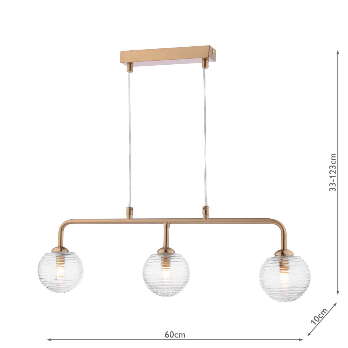 Feya 3 Light Kitchen Light - Various Finish