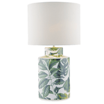 Filip Table Lamp Green Base Only - Cusack Lighting