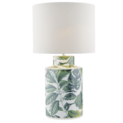 Filip Table Lamp Green Base Only - Cusack Lighting