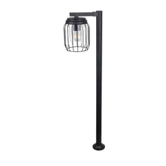 Finch IP44 1000mm Black Cage Post Light