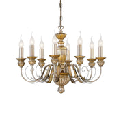Firenze Centre Ceiling Light 5/8Lt - White/Gold Finish - Cusack Lighting