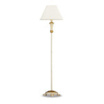 Firenze Floor - White/Gold Finish - Cusack Lighting