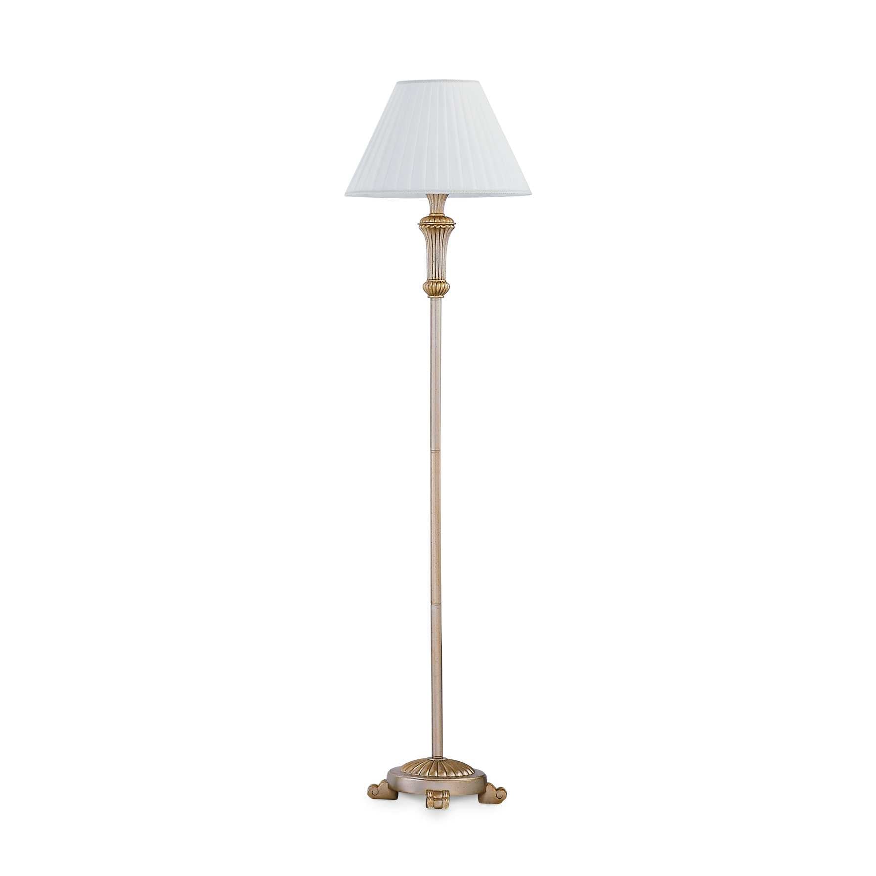 Firenze Floor - White/Gold Finish - Cusack Lighting