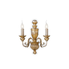 Firenze Wall Light - White/Gold Finish - Cusack Lighting