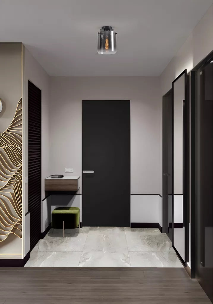 Sweden 1Lt/ 3Lt  Flush - Mocha/ Black Finishes