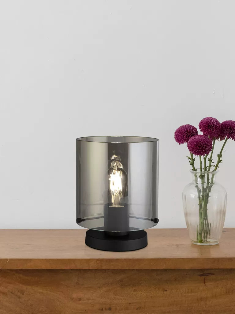 Sweden Table Lamp-  Matt Black/ Mocha Finish