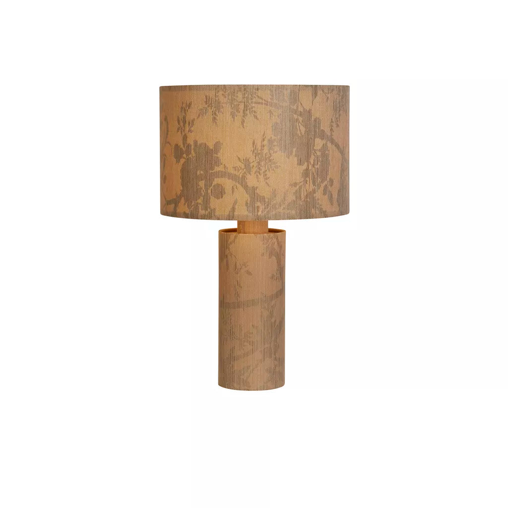 Isla 1Lt Table Lamp- Recycled Paper and Black Metal
