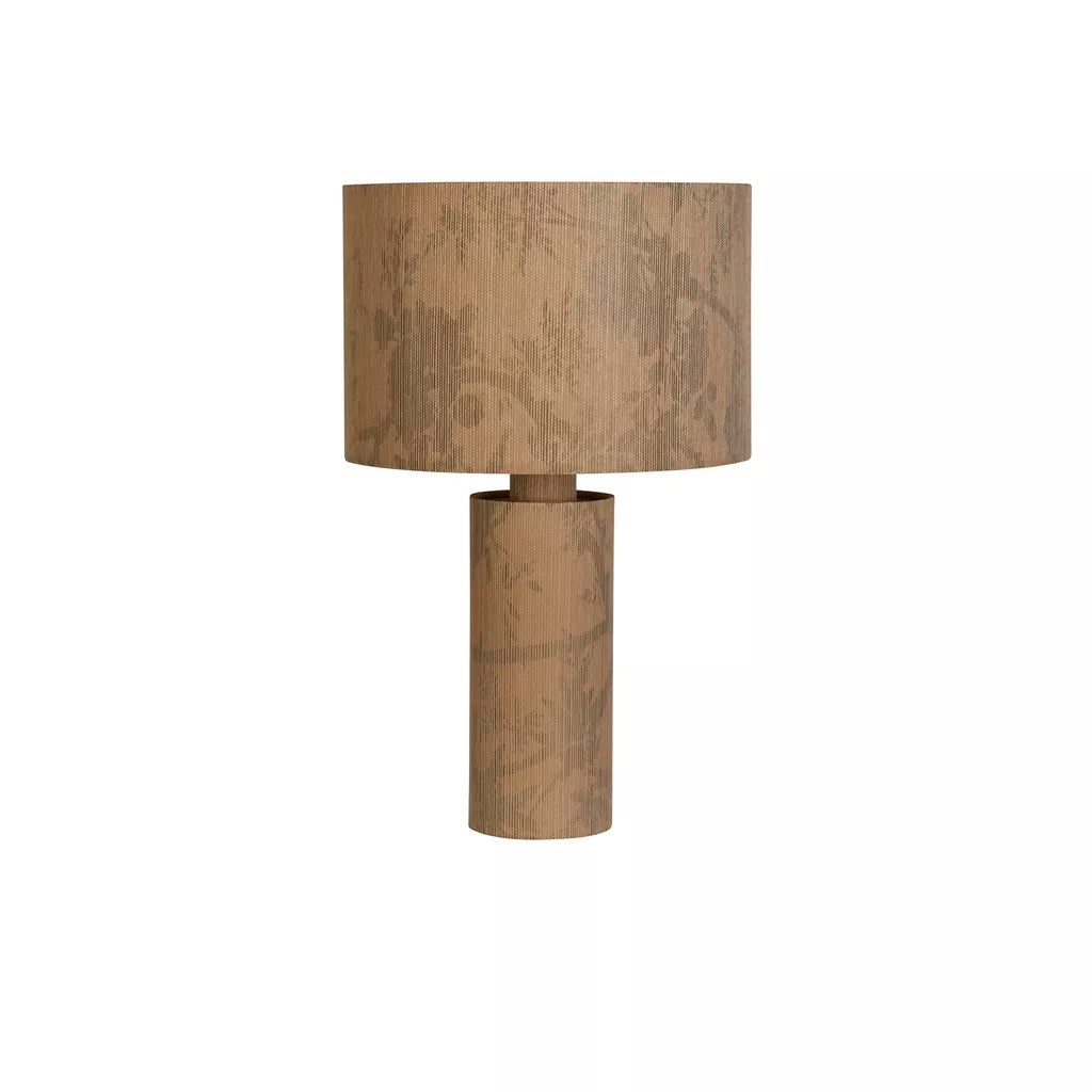 Isla 1Lt Table Lamp- Recycled Paper and Black Metal