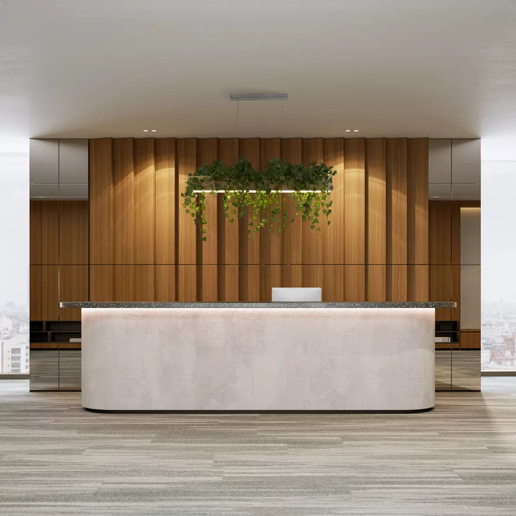 Ash LED Bar Ceiling Pendant - Wood