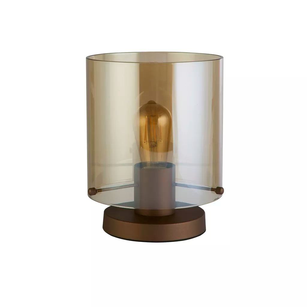 Sweden Table Lamp-  Matt Black/ Mocha Finish