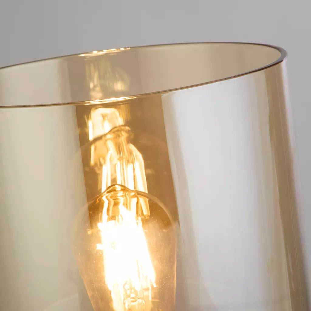 Sweden Table Lamp-  Matt Black/ Mocha Finish
