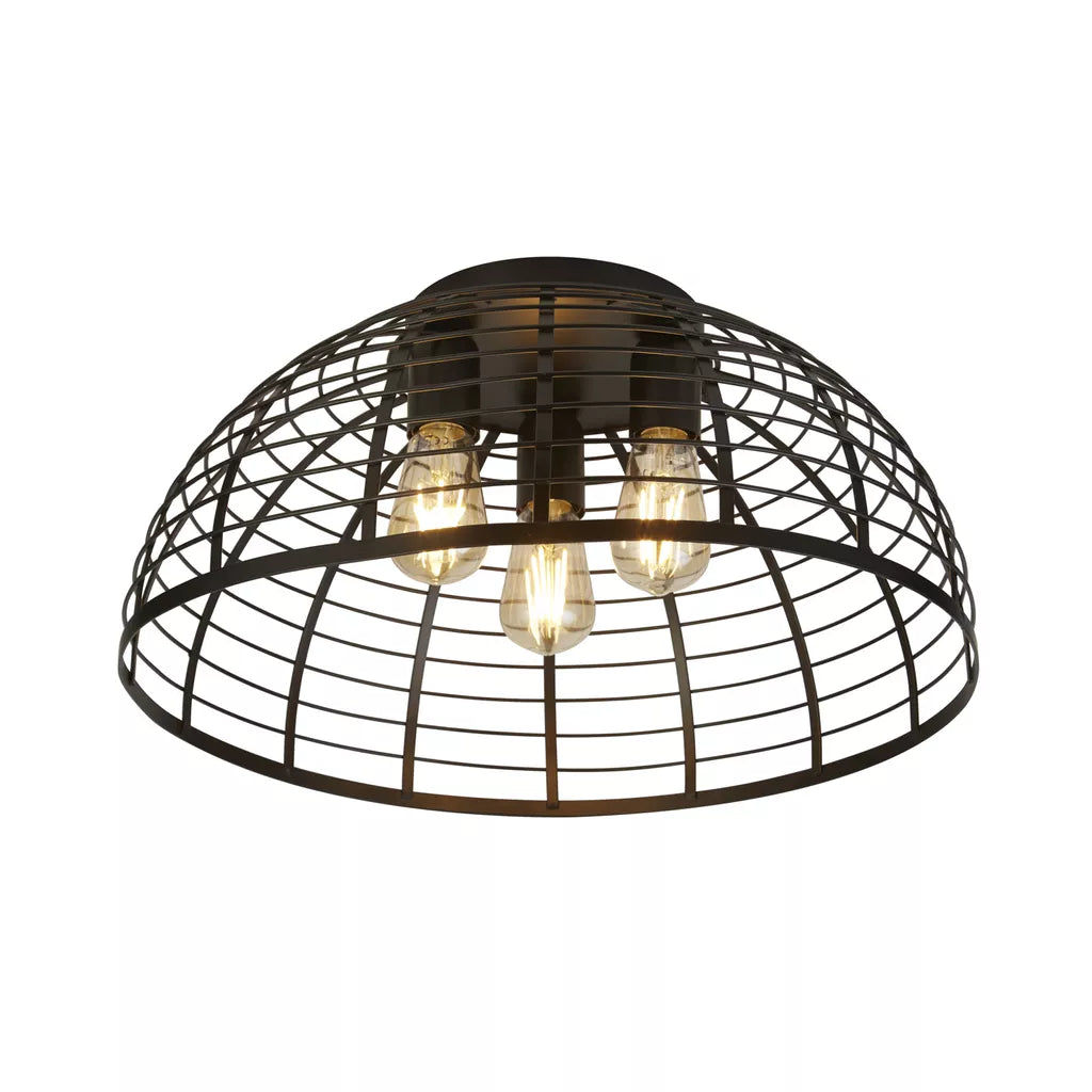 Vision Cage 3Lt Flush - Matt Black Metal