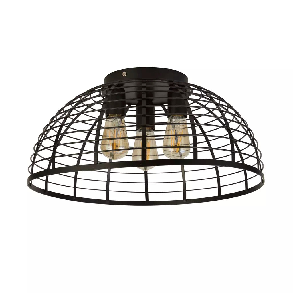 Vision Cage 3Lt Flush - Matt Black Metal