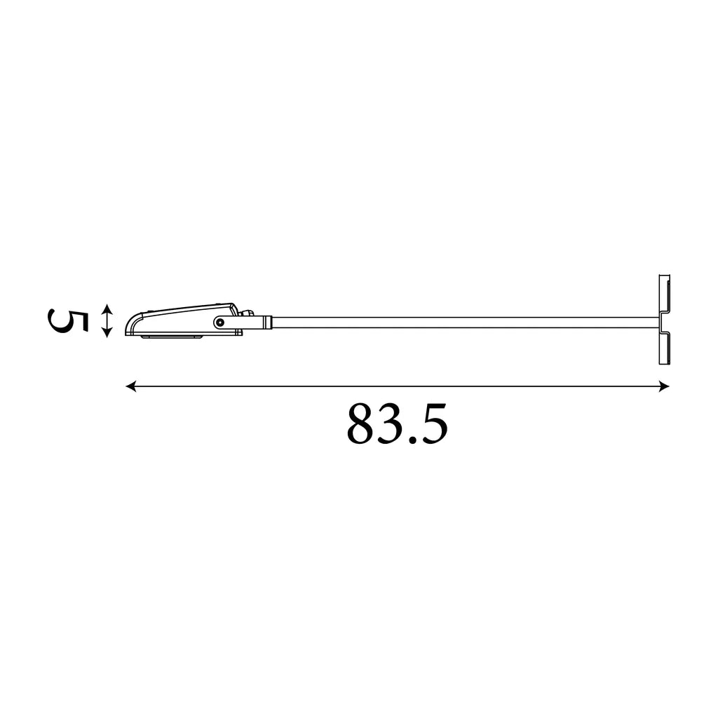 Pub Outdoor Wall Light - Black Metal & Polycarbonate