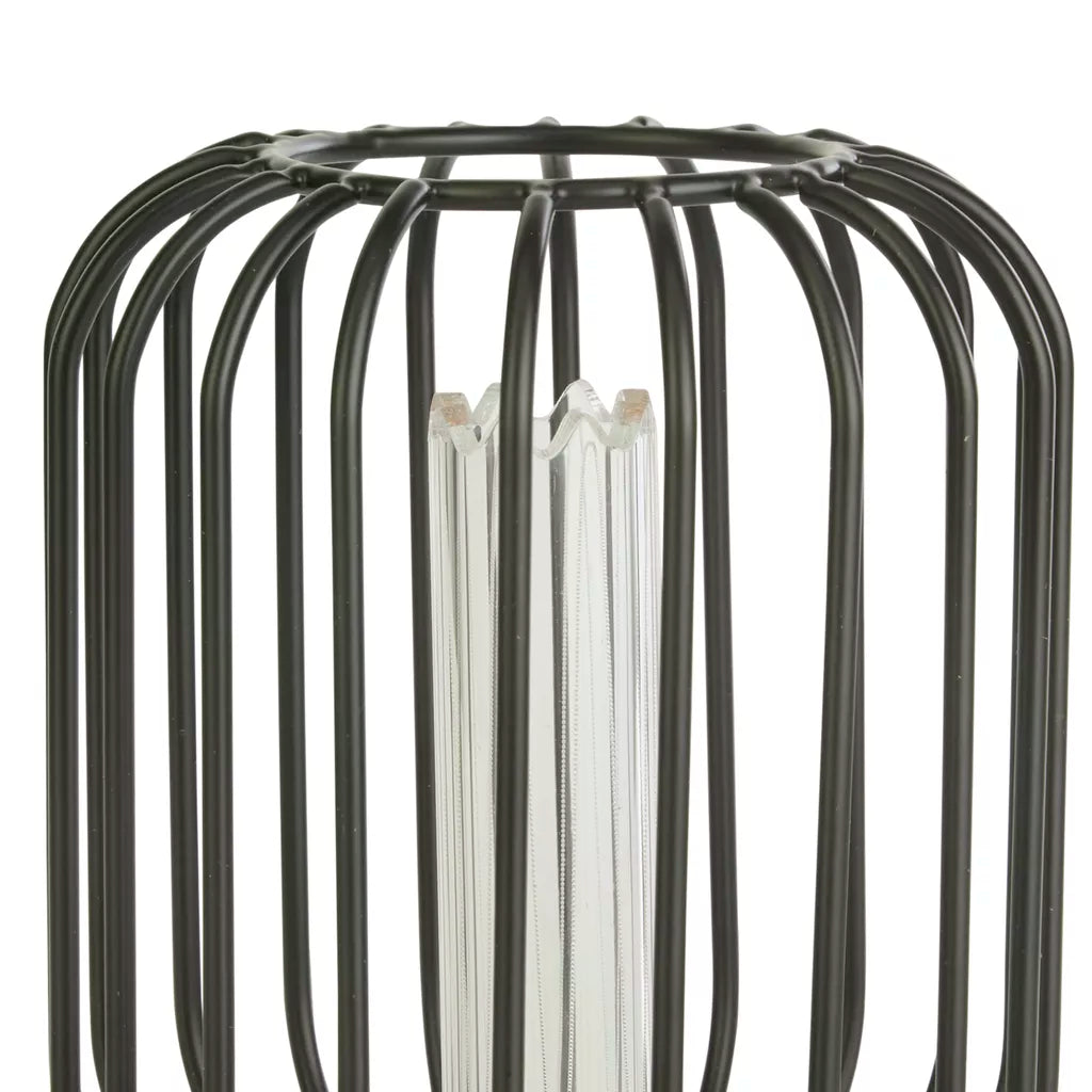 E27 LED Drum Lamp- Black/ Gold Finishes