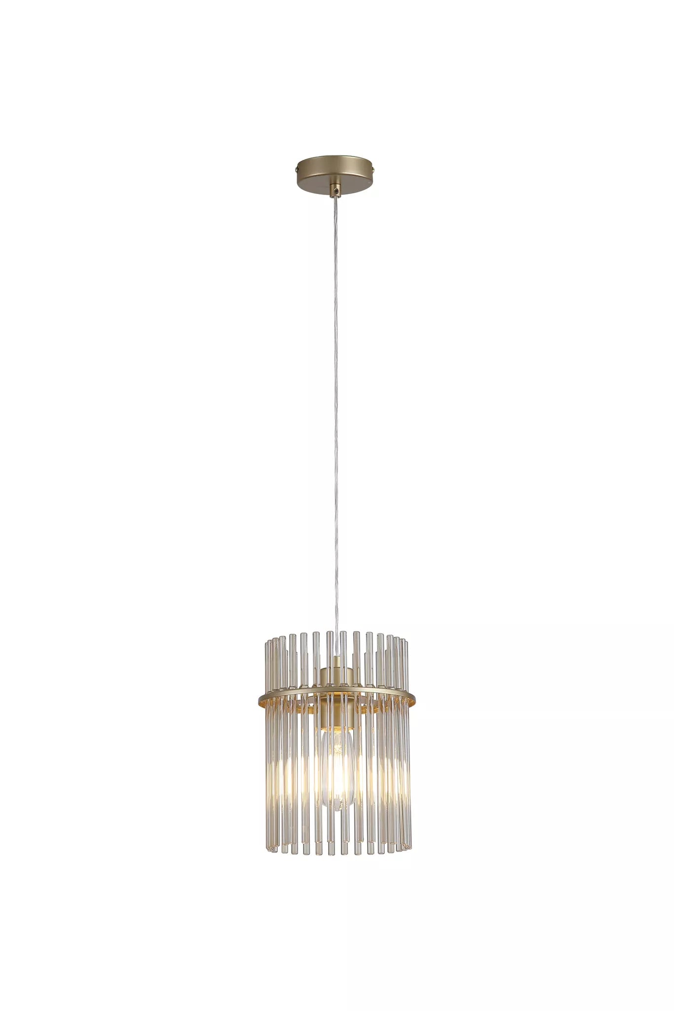 Swizzle 1Lt Pendant- Black/ Gold