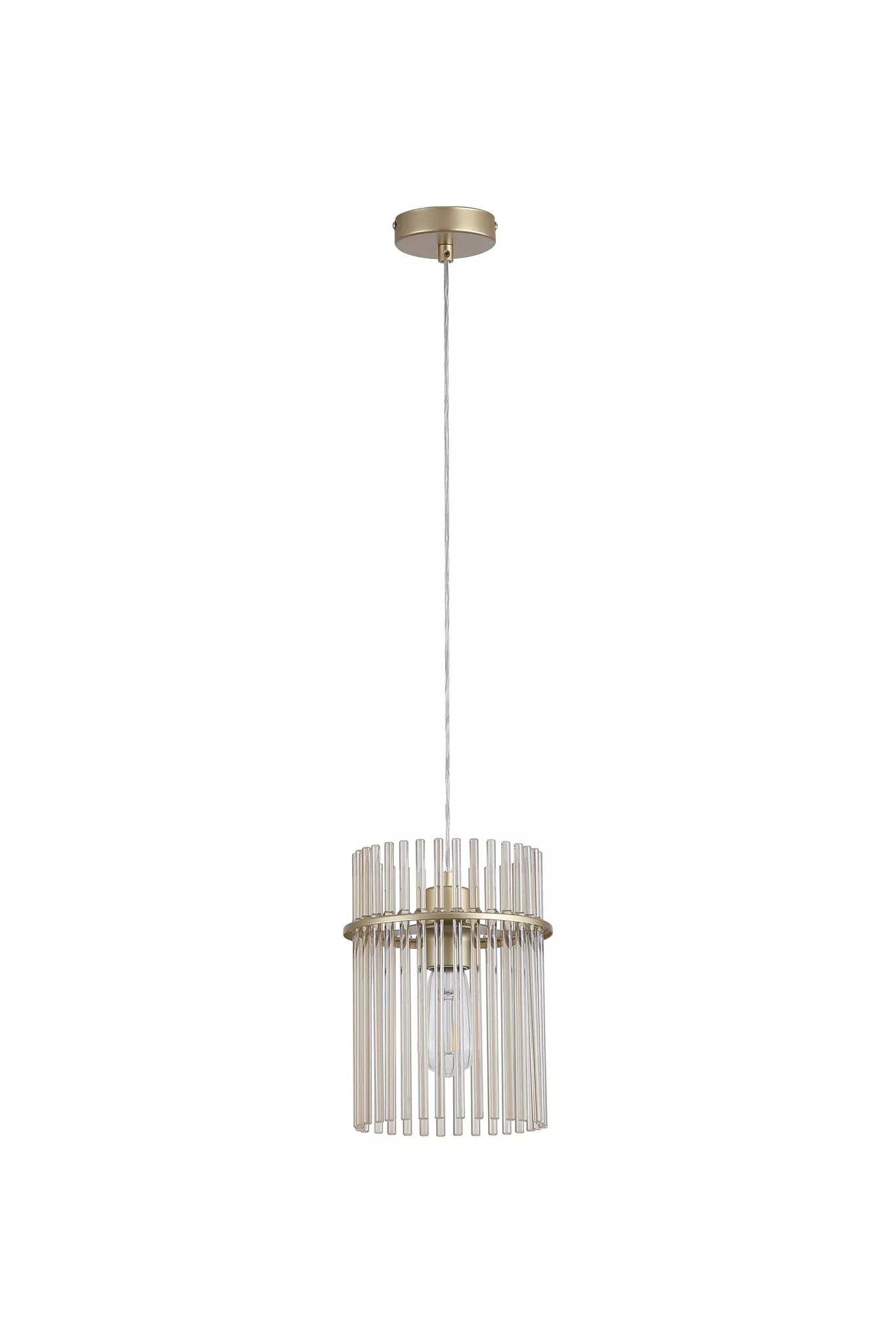 Swizzle 1Lt Pendant- Black/ Gold