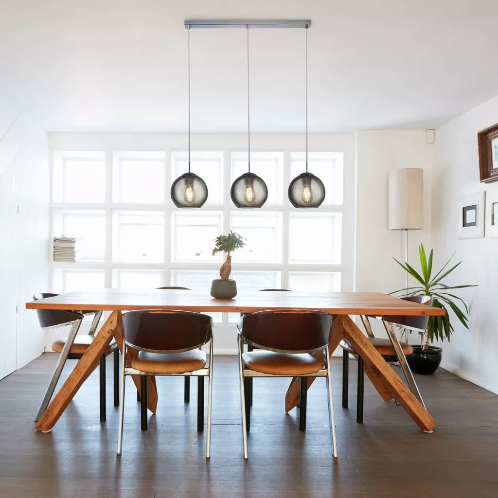 Balls 3Lt Bar Pendant- Various Finishes