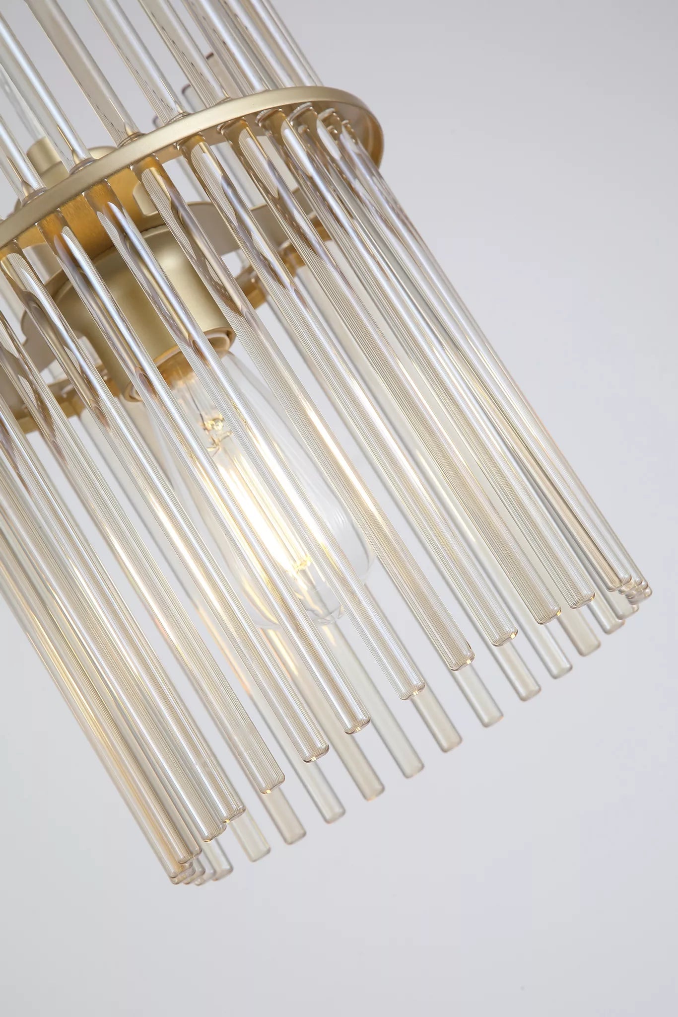 Swizzle 1Lt Pendant- Black/ Gold