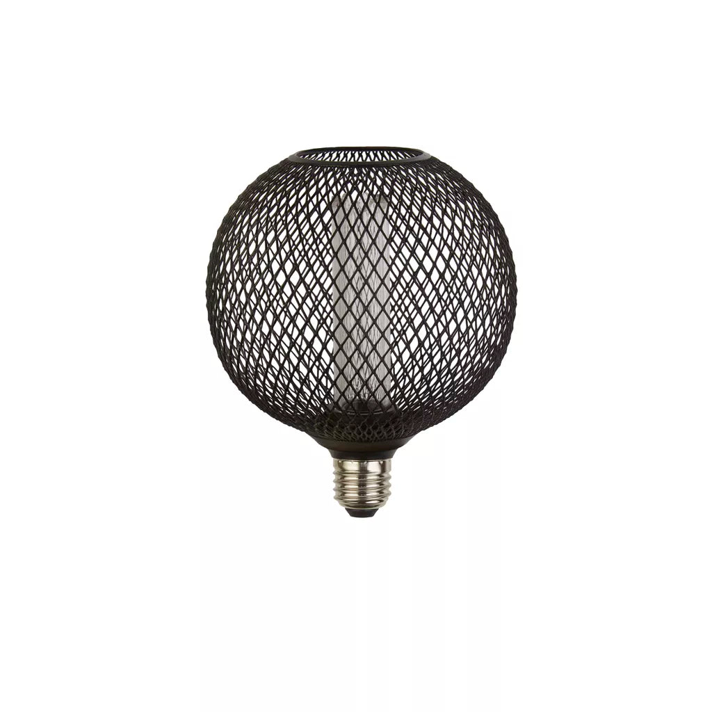 E27 Globe Mesh Lamp- Gold/ Black Finishes