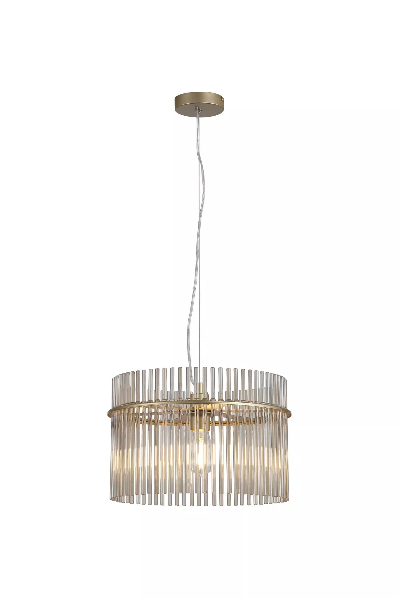 Swizzle 1Lt Pendant- Black/ Gold