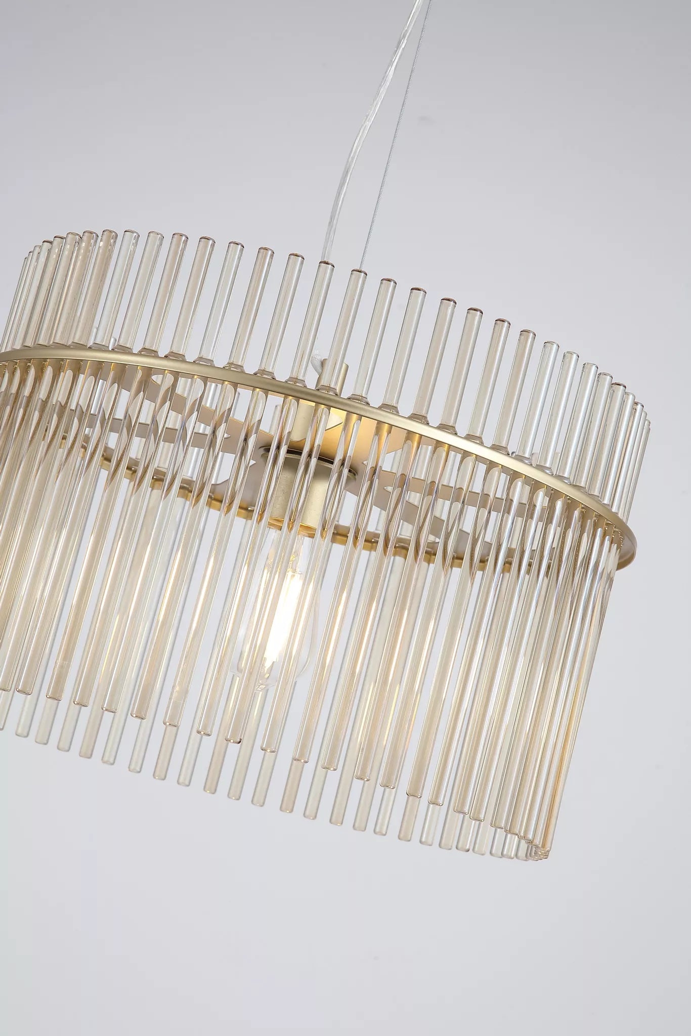 Swizzle 1Lt Pendant- Black/ Gold