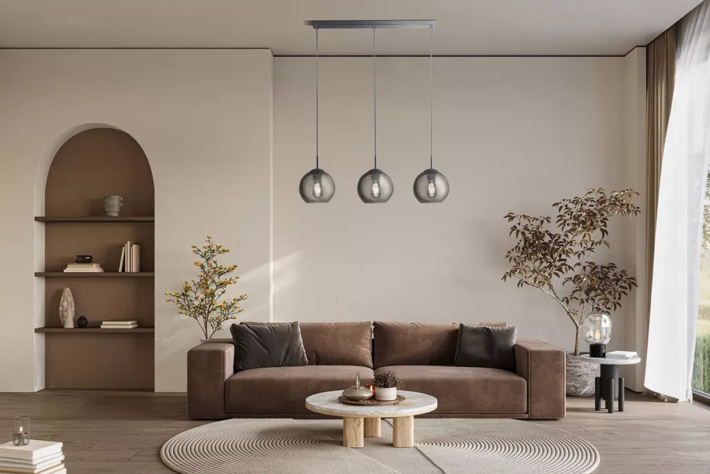 Balls 3Lt Bar Pendant- Various Finishes