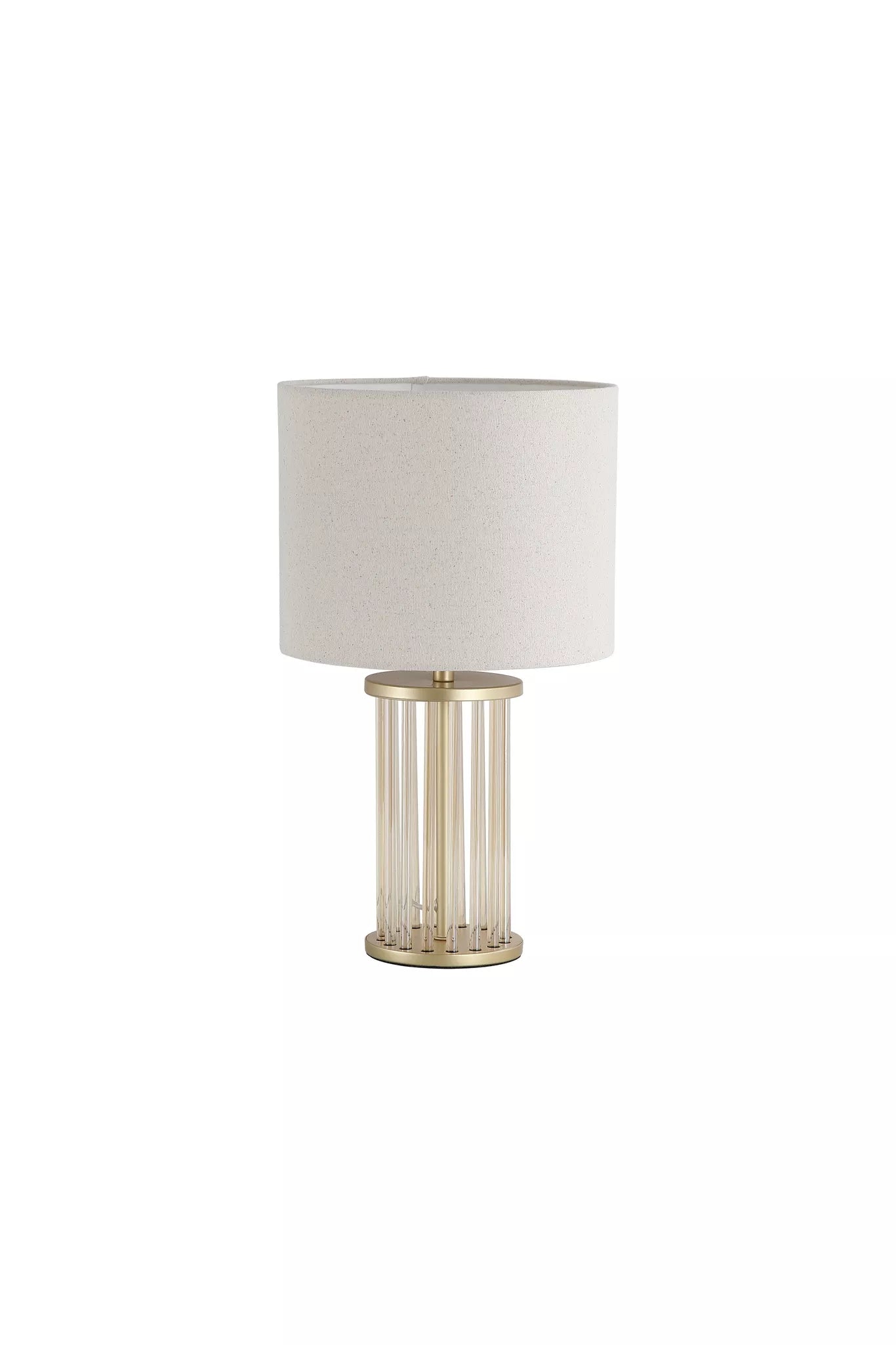Swizzle 1Lt Table Lamp, Matt Black / Gold