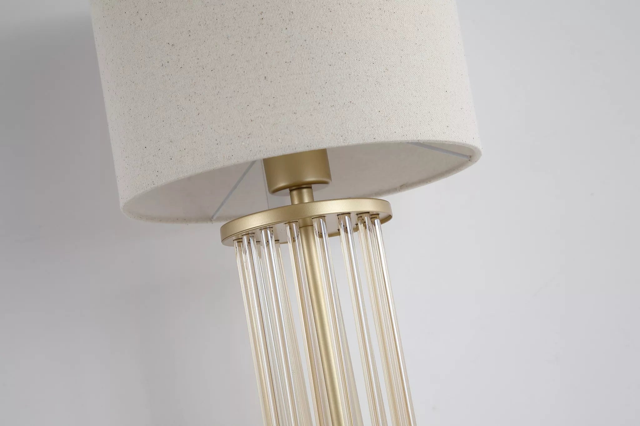 Swizzle 1Lt Table Lamp, Matt Black / Gold