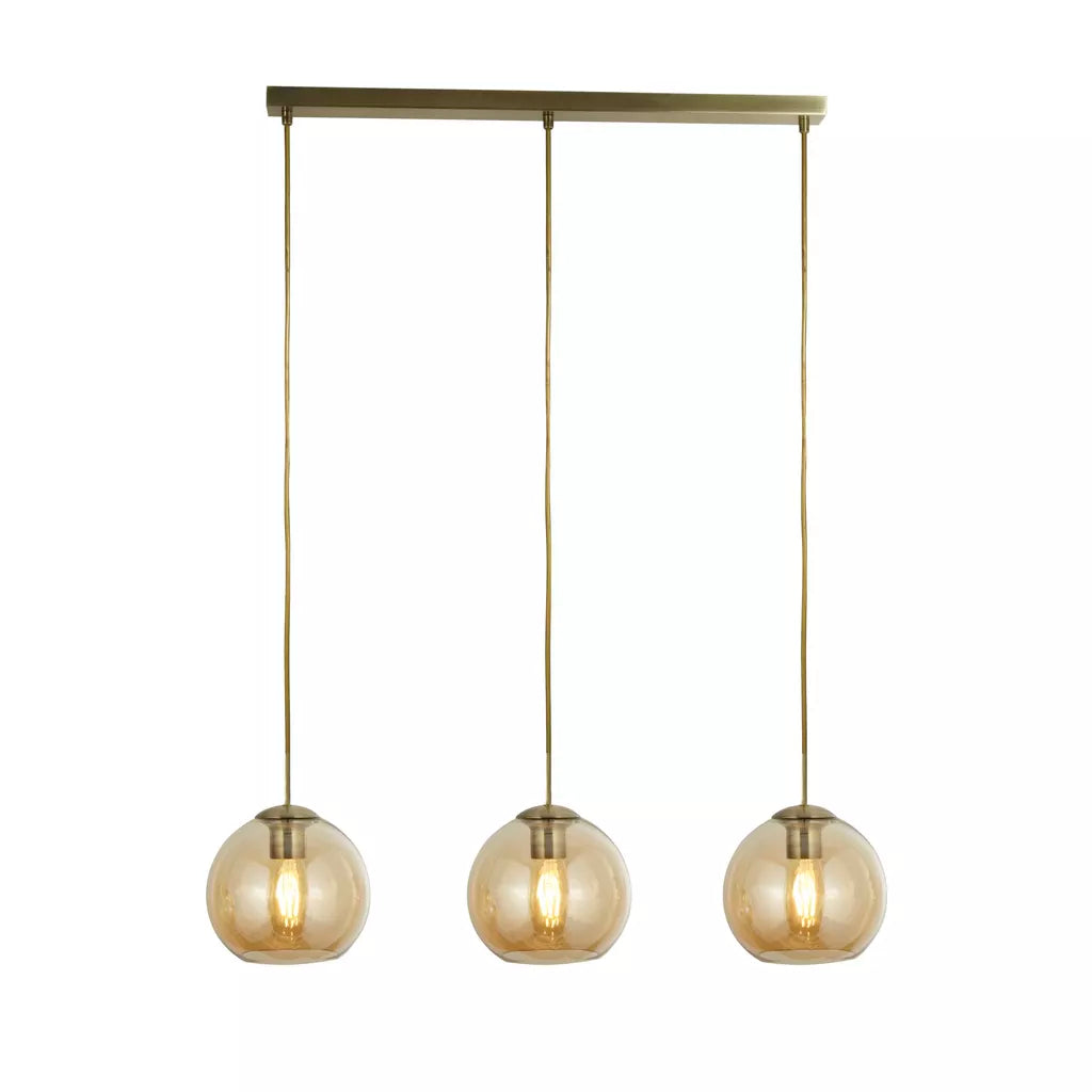 Balls 3Lt Bar Pendant- Various Finishes