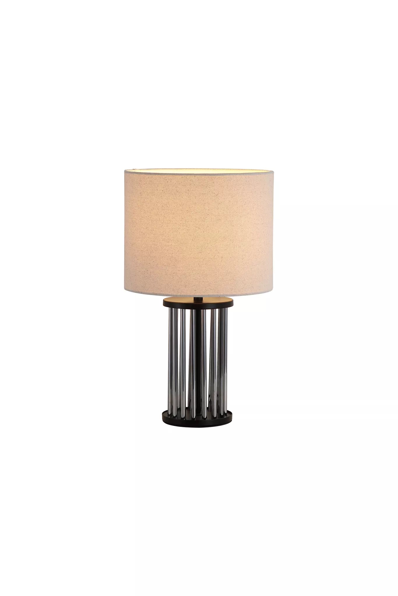 Swizzle 1Lt Table Lamp, Matt Black / Gold