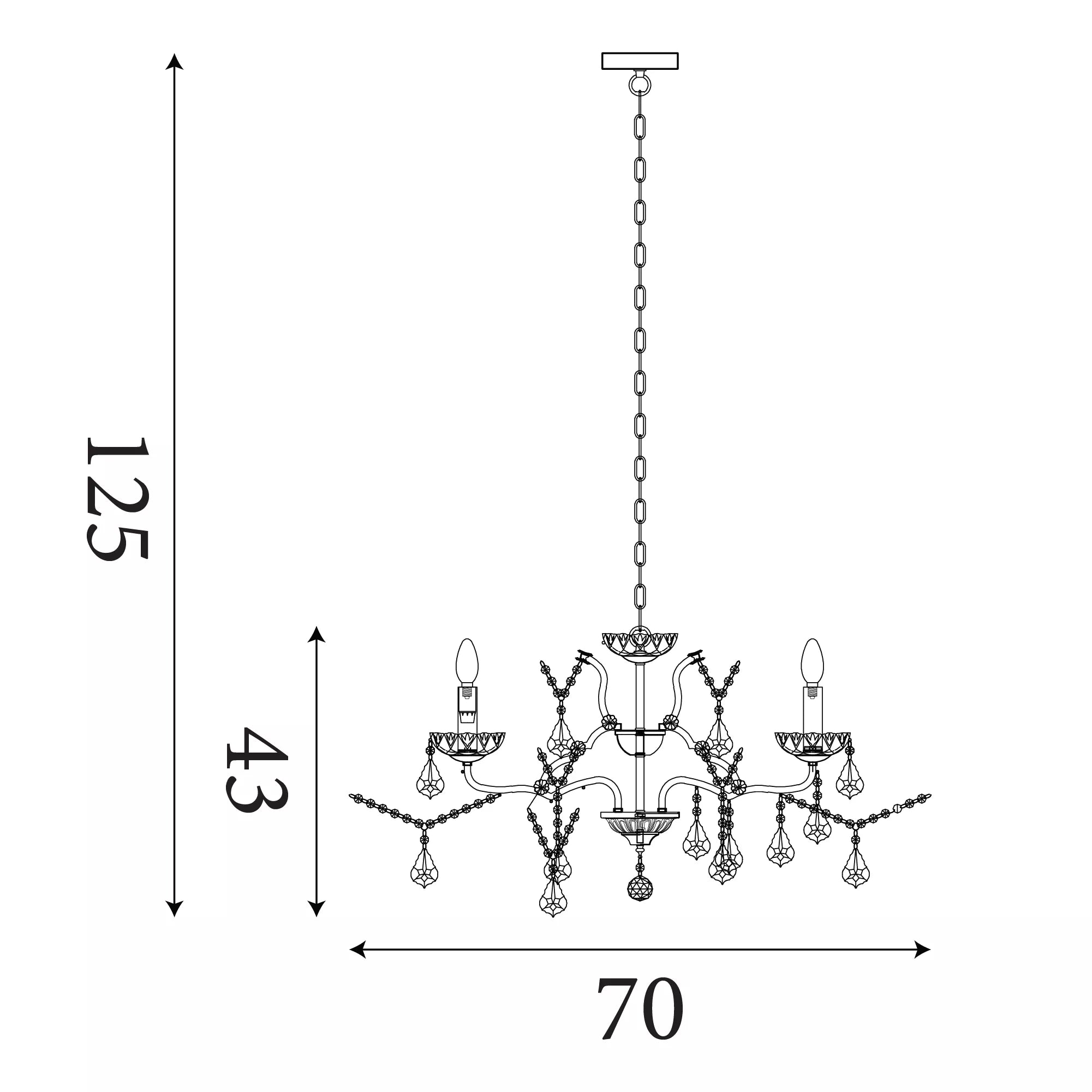 Paris 6/8/12Lt Chandelier- Antique Brass/ Satin Silver Finishes