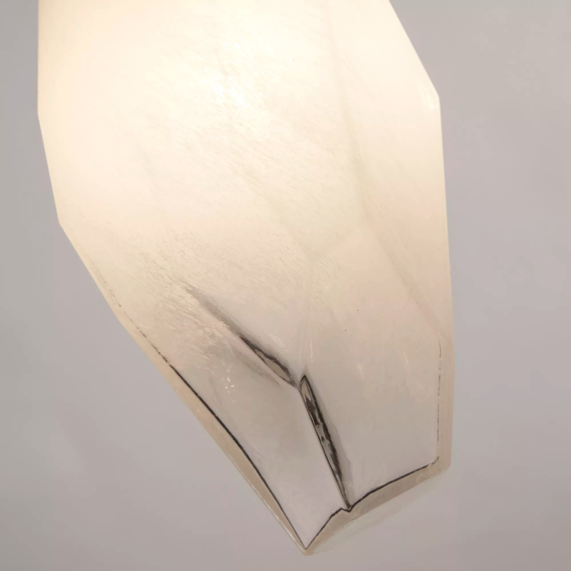 Rocky 5Lt Bar Pendant- Satin Brass Metal & Glass