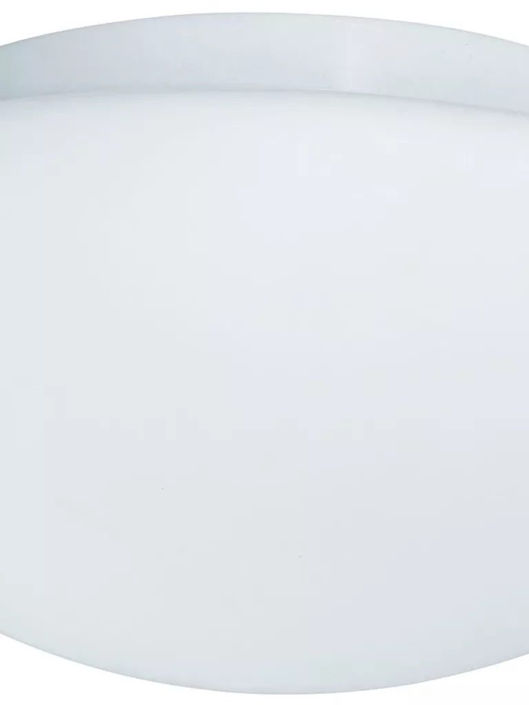 Tokyo 2lt Flush Bathroom Light- White & Opal Glass