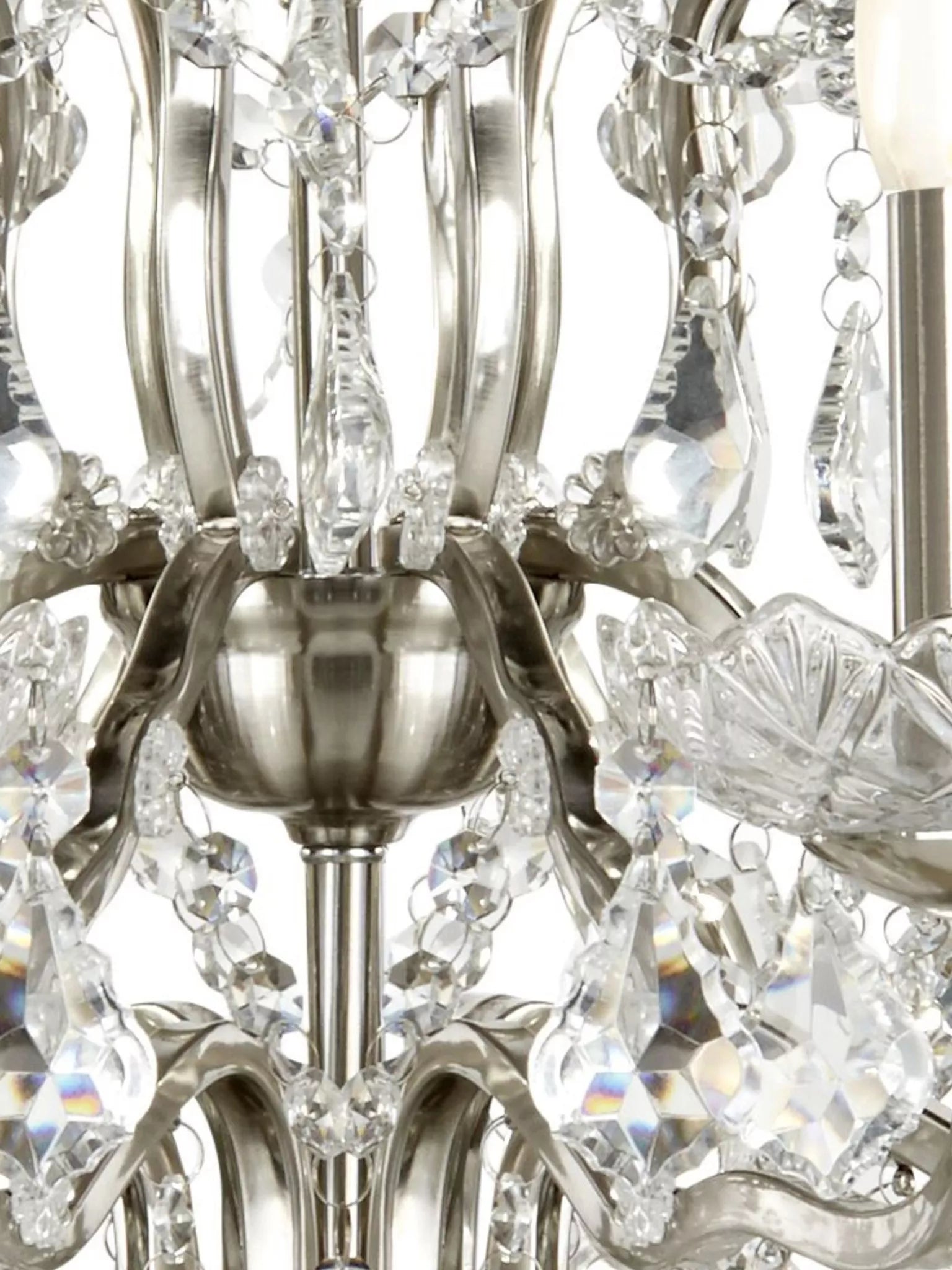 Paris 6/8/12Lt Chandelier- Antique Brass/ Satin Silver Finishes