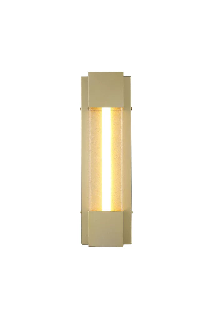 Sacramento OD LED Wall Light - Stainless Steel Painted Gold