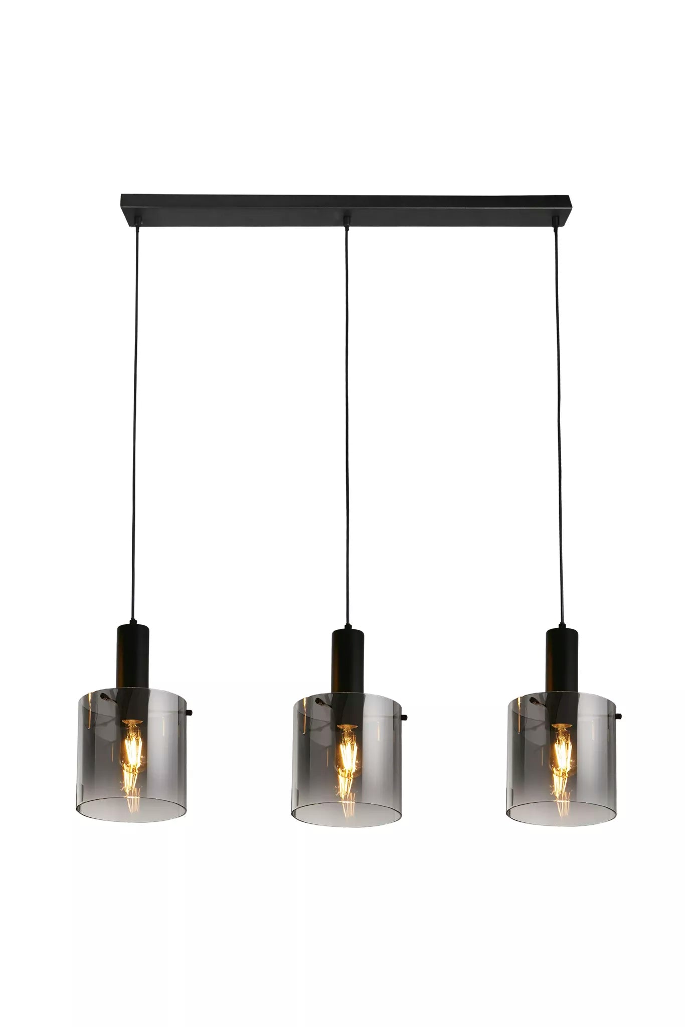Sweden 3Lt/4Lt Bar Pendant - Mocha / Black Finish