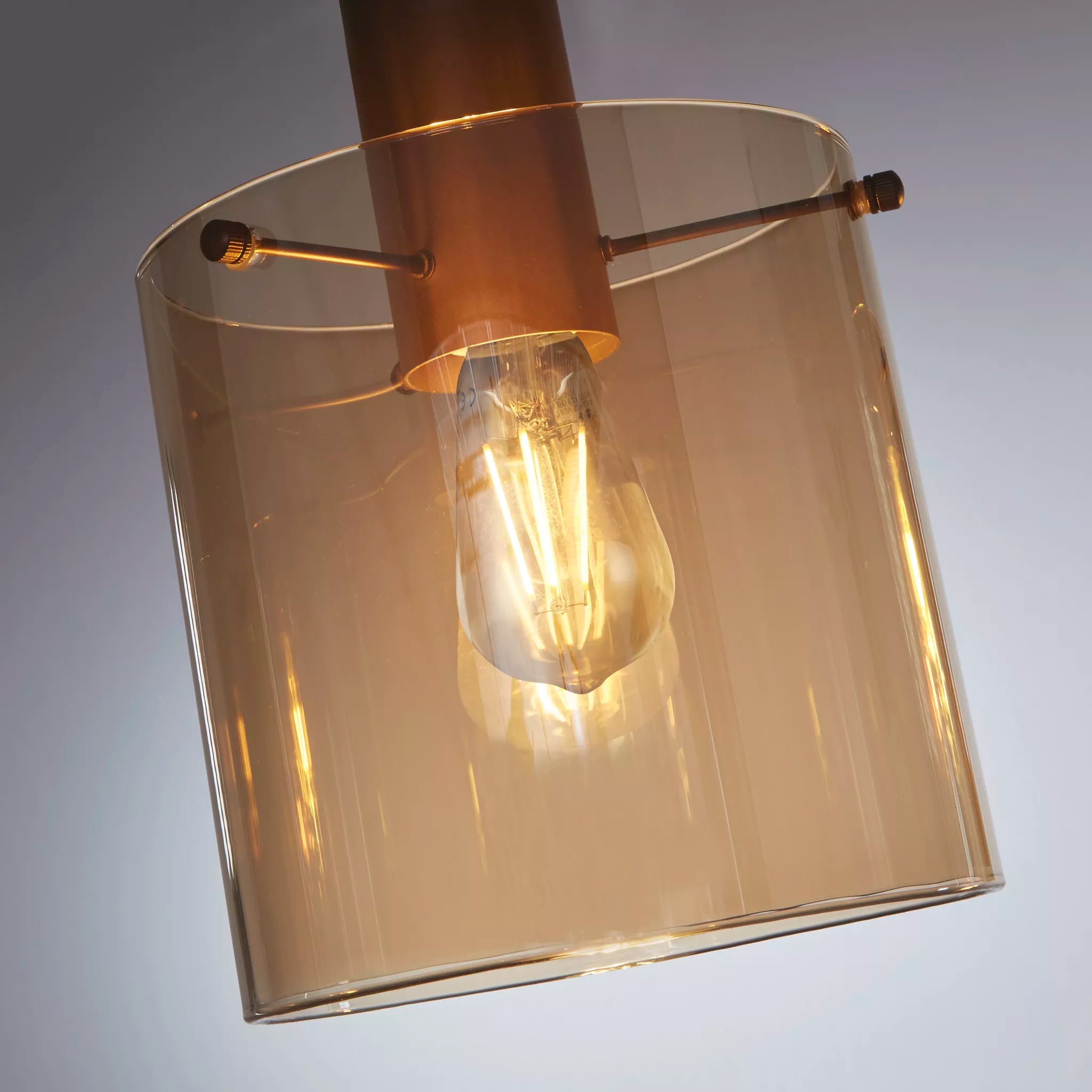 Sweden 3Lt/4Lt Bar Pendant - Mocha / Black Finish