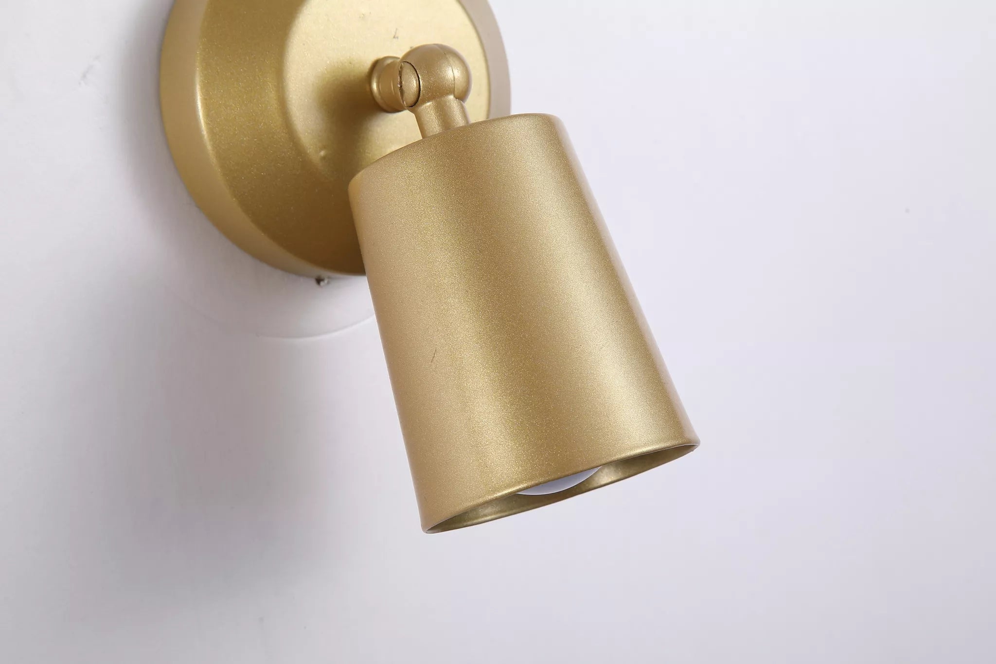 Cone Rechargeable Wall Light- Green/ Gold Finishes