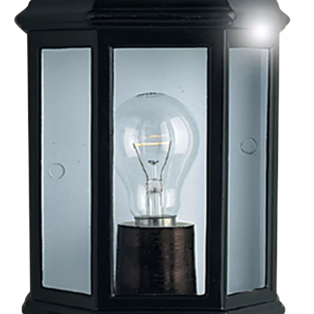 Maine Outdoor Wall Light - White & Black Finish