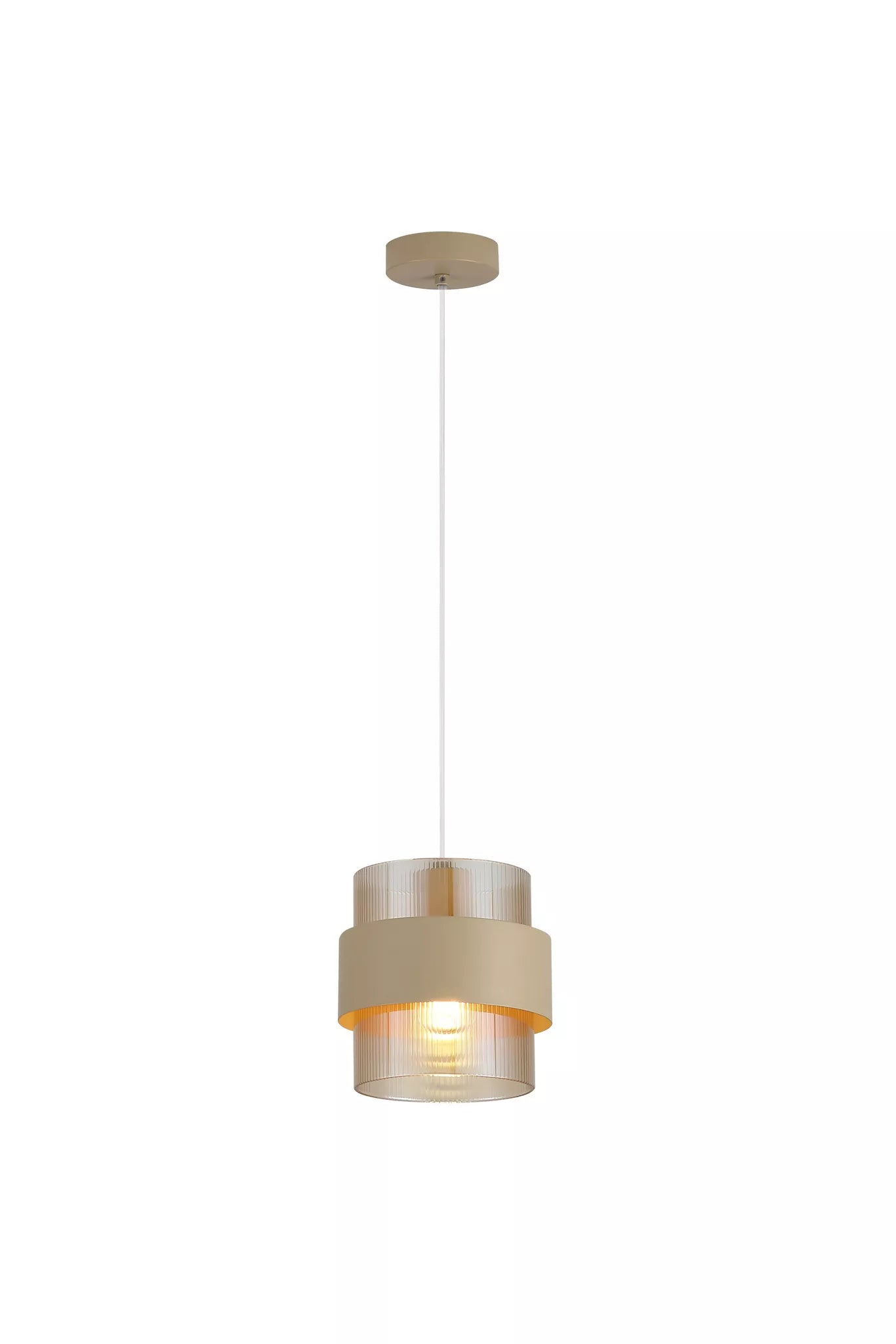 Royal Pendant, Convertible to SemiFlush -Sand Finish