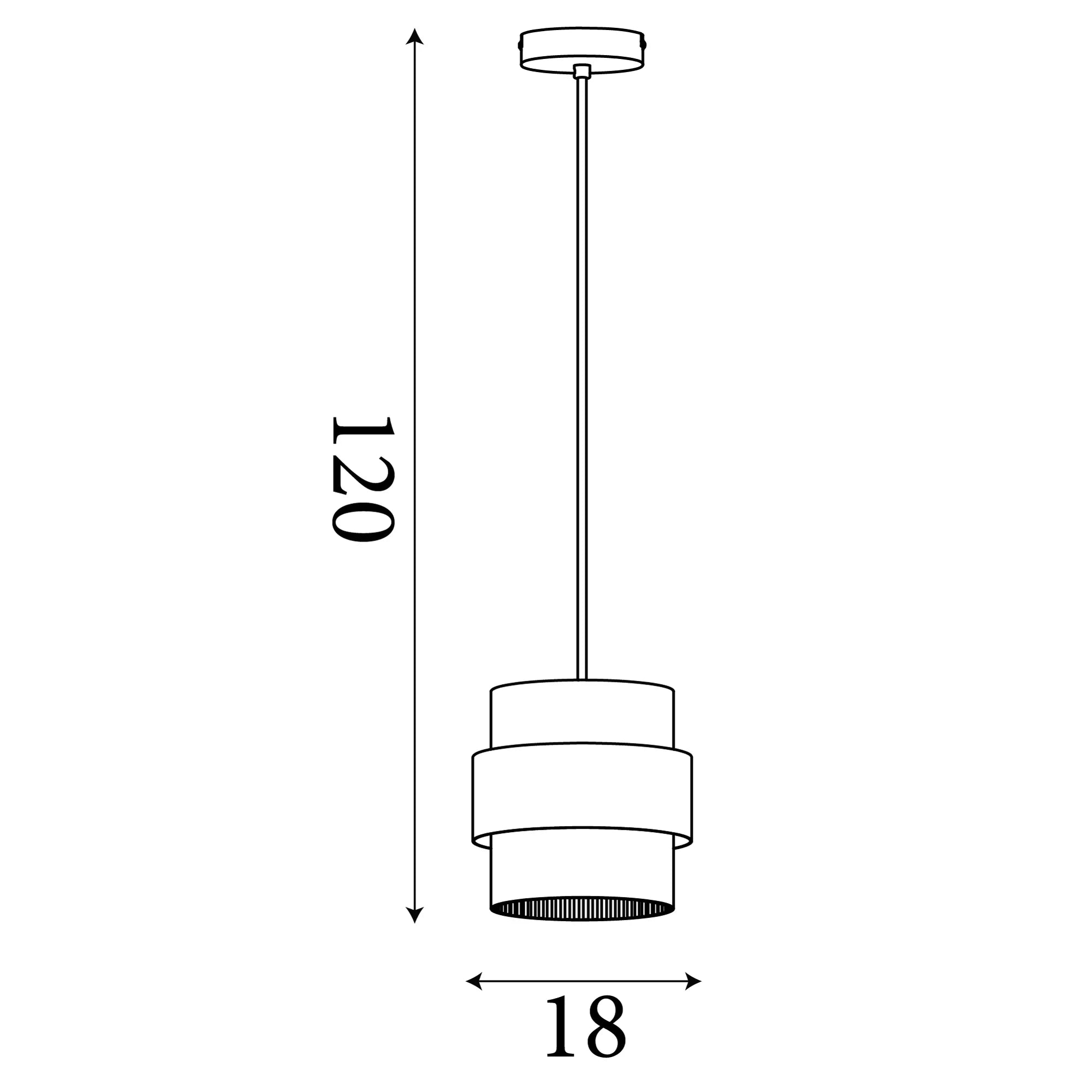 Royal Pendant, Convertible to SemiFlush -Sand Finish