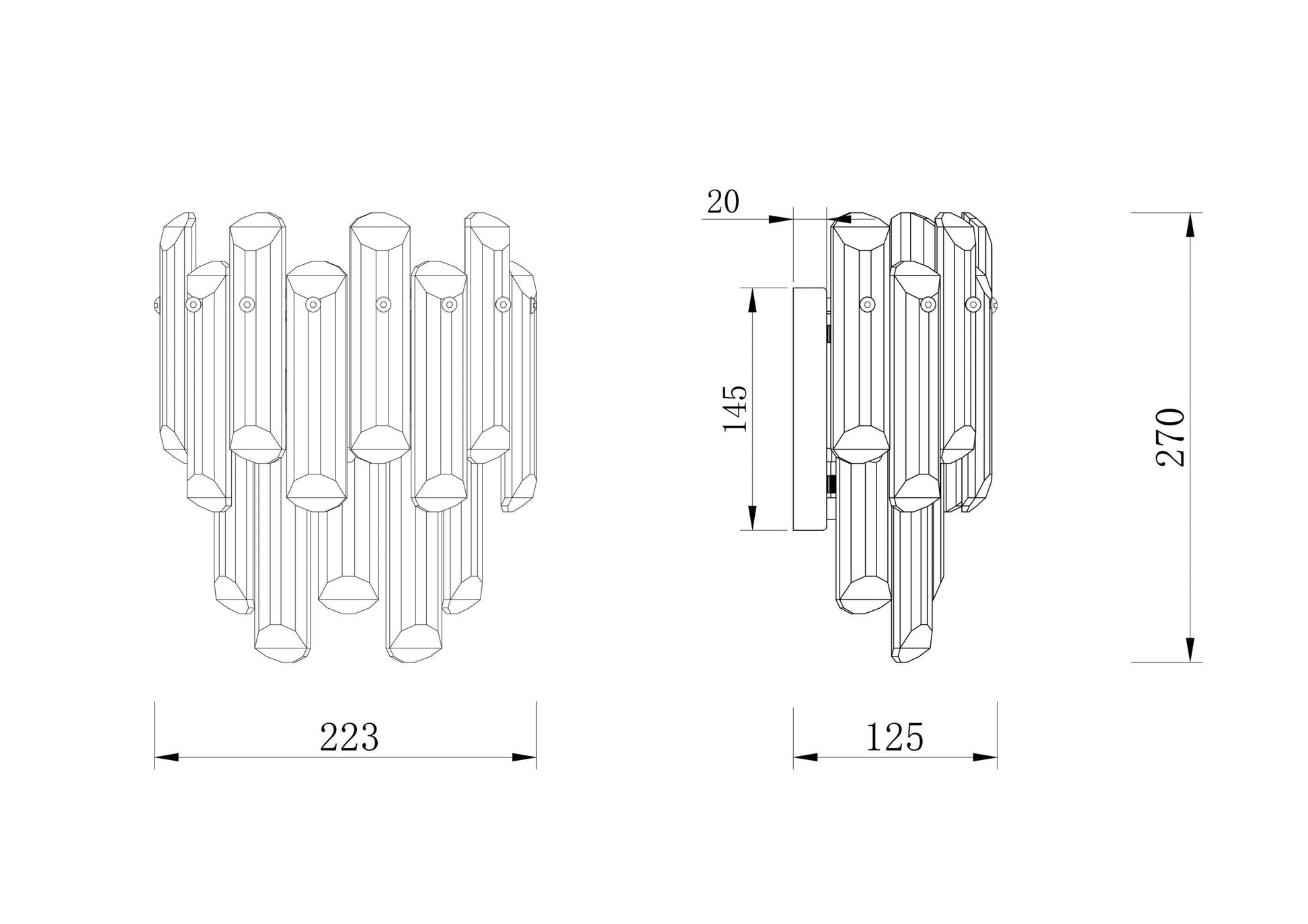 Maytoni Wall Lamp Flare - Cusack Lighting
